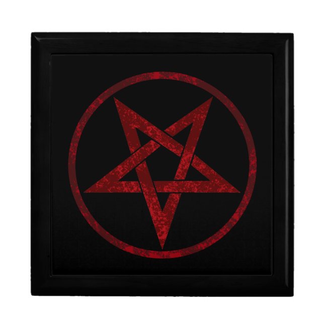 Red Devil Pentagram Gift Box (Front)
