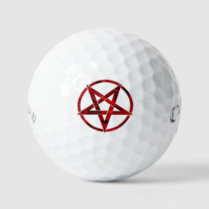 Red Devil Pentagram Golf Balls