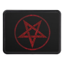 Red Devil Pentagram Hitch Cover