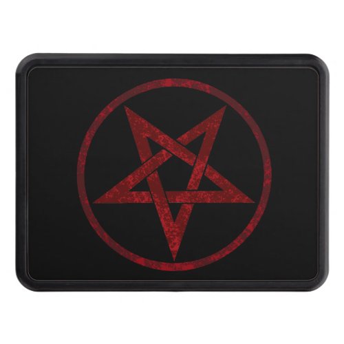 Red Devil Pentagram Hitch Cover