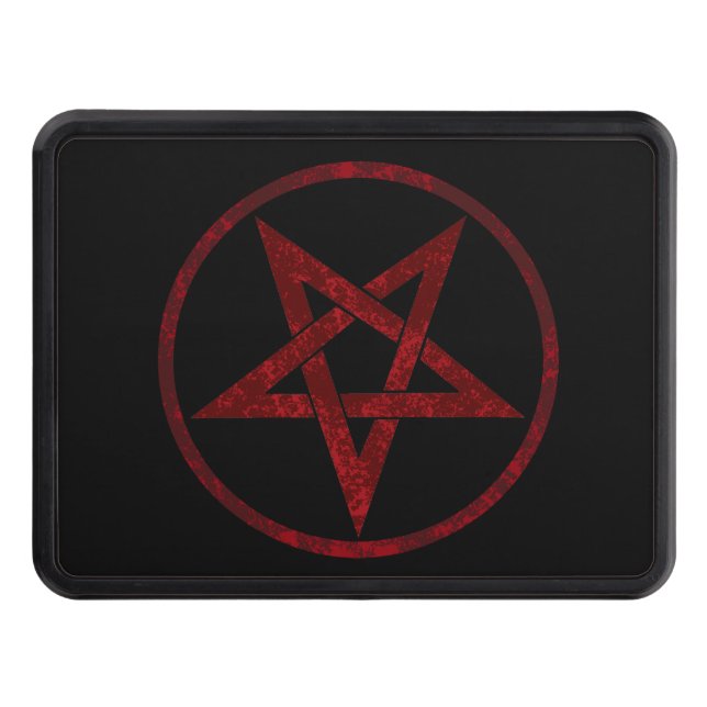 Red Devil Pentagram Hitch Cover (Front)