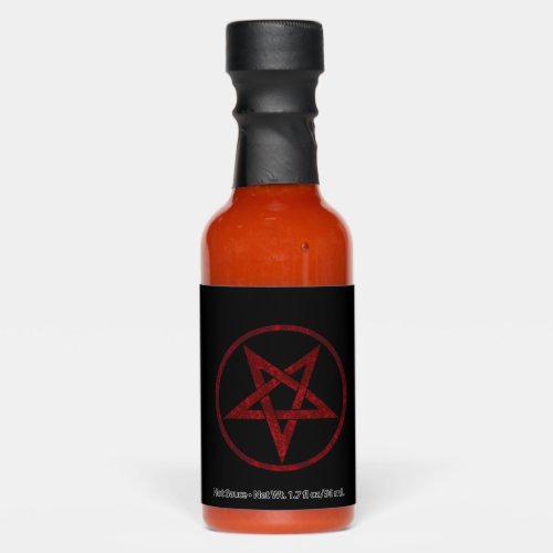 Red Devil Pentagram Hot Sauces
