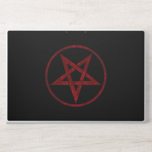 Red Devil Pentagram HP Laptop Skin