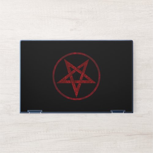 Red Devil Pentagram HP Laptop Skin