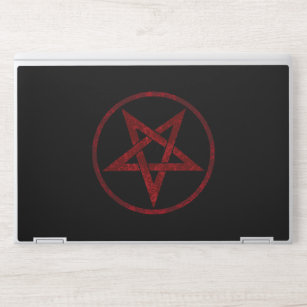 Red Devil Pentagram HP Laptop Skin
