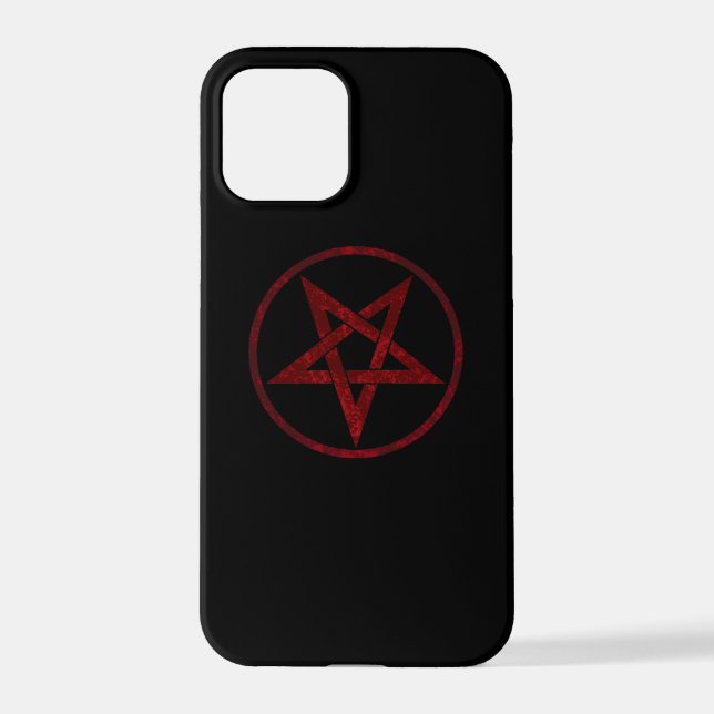 Red Devil Pentagram iPhone Case (Back)