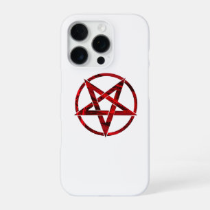 Red Devil Pentagram iPhone 16 Pro Case