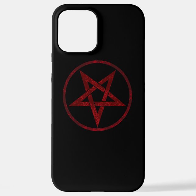 Red Devil Pentagram iPhone Case (Back)