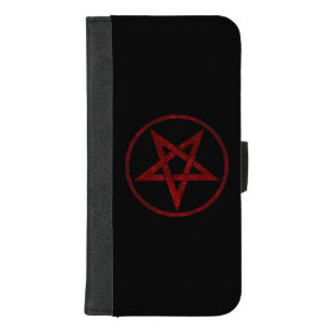 Red Devil Pentagram iPhone 8/7 Plus Wallet Case