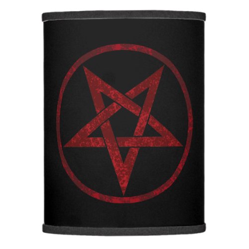 Red Devil Pentagram Lamp Shade