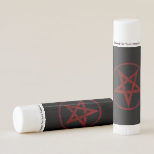 Red Devil Pentagram Lip Balm