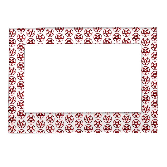 Red Devil Pentagram Magnetic Frame (Front)