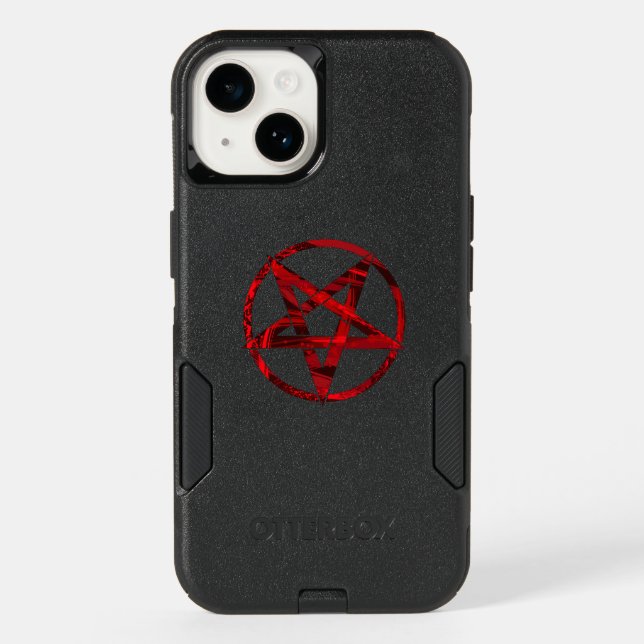 Red Devil Pentagram Otterbox iPhone Case (Back)