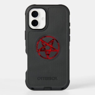 Red Devil Pentagram iPhone 16 Plus Case