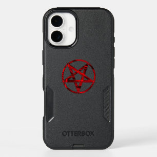 Red Devil Pentagram iPhone 16 Plus Case