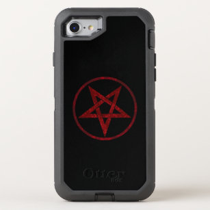 Red Devil Pentagram OtterBox Defender iPhone SE/8/7 Case