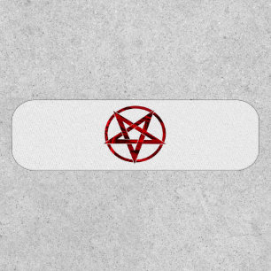 Red Devil Pentagram Patch