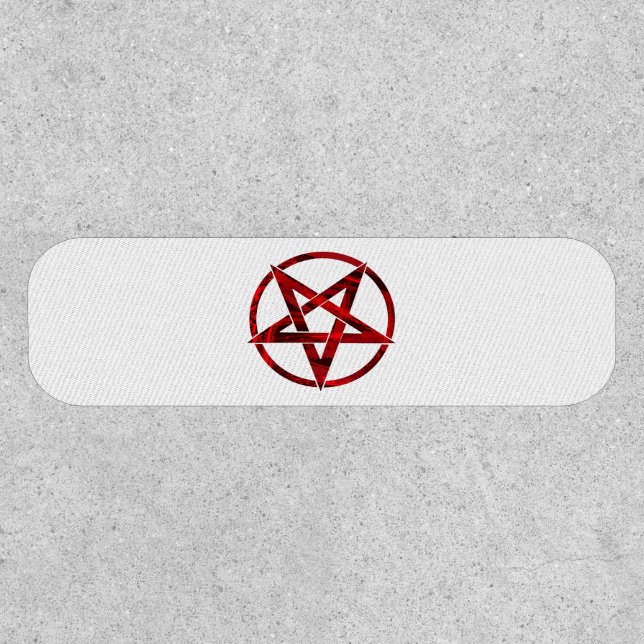 Red Devil Pentagram Patch (Front)