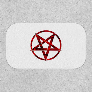 Red Devil Pentagram Patch