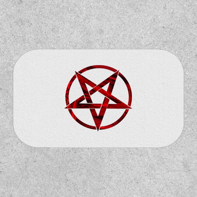 Red Devil Pentagram Patch (Front)