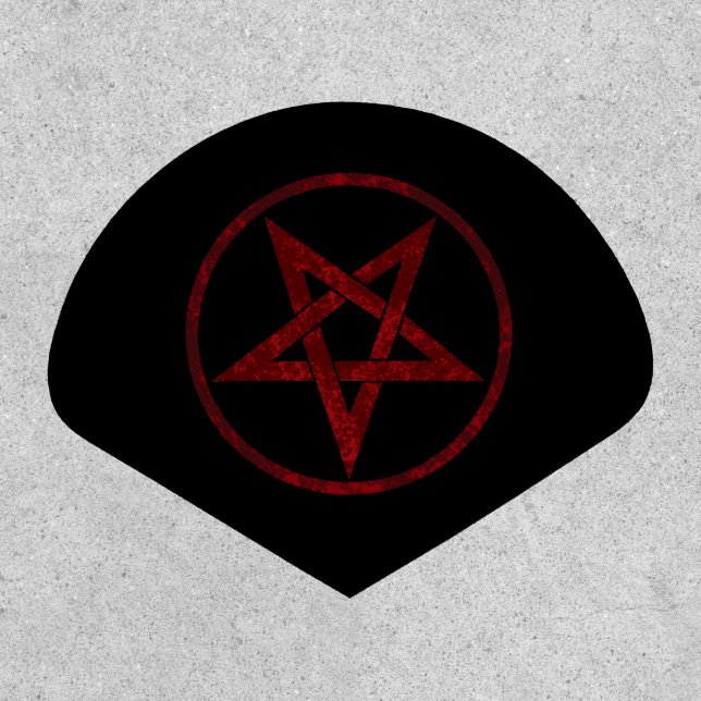 Red Devil Pentagram Patch (Front)
