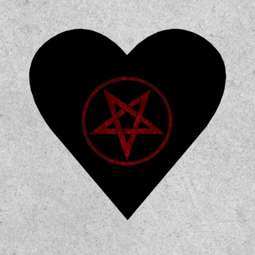 Red Devil Pentagram Patch