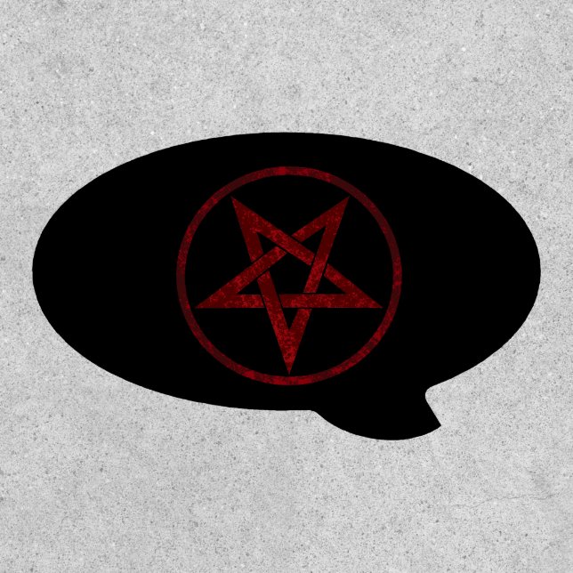 Red Devil Pentagram Patch (Front)