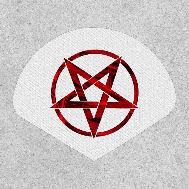 Red Devil Pentagram Patch (Front)
