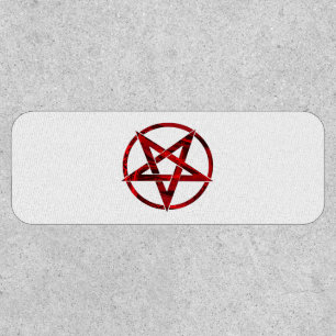 Red Devil Pentagram Patch