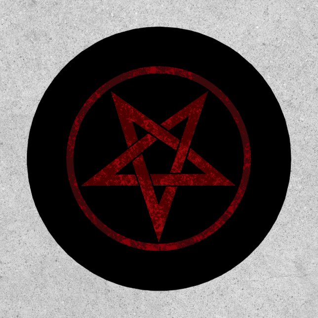 Red Devil Pentagram Patch (Front)