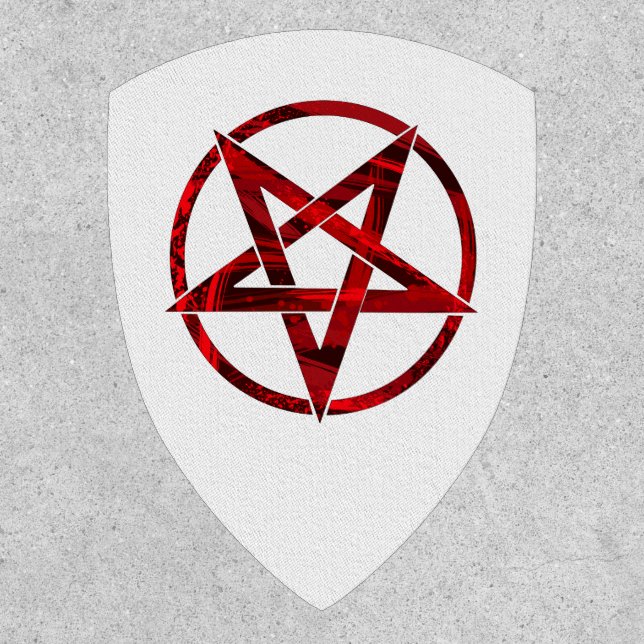 Red Devil Pentagram Patch (Front)