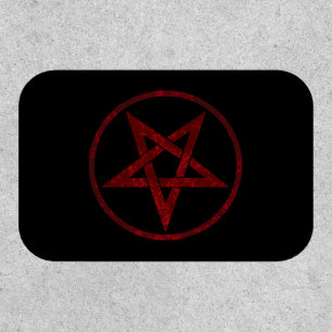 Red Devil Pentagram Patch