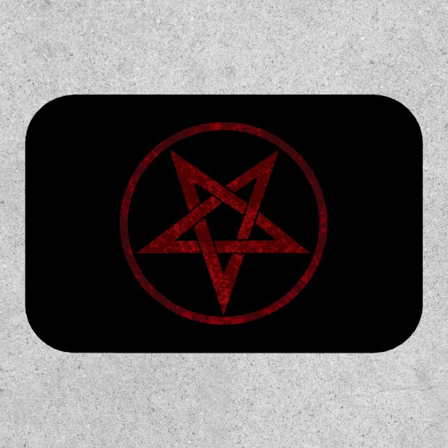 Red Devil Pentagram Patch (Front)