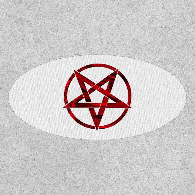 Red Devil Pentagram Patch (Front)