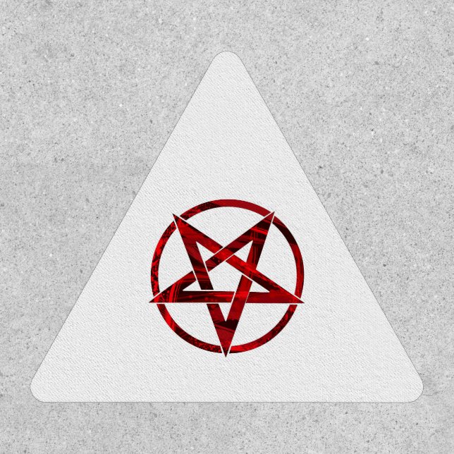 Red Devil Pentagram Patch (Front)