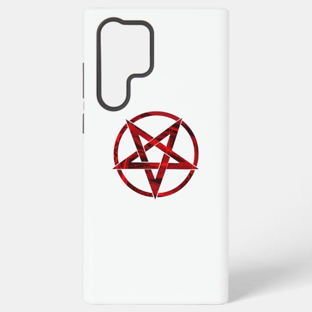 Red Devil Pentagram Samsung Galaxy Case (Back)