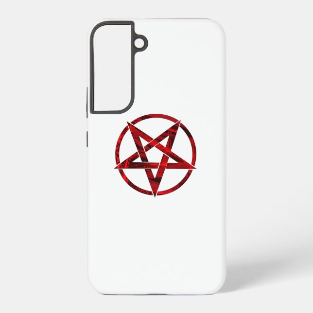 Red Devil Pentagram Samsung Galaxy Case (Back)