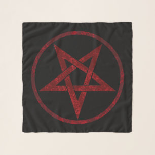 Red Devil Pentagram Scarf