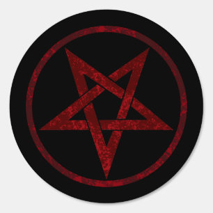 Red Devil Pentagram Sign