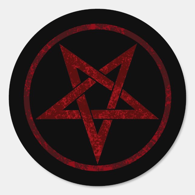 Red Devil Pentagram Sign (Front)