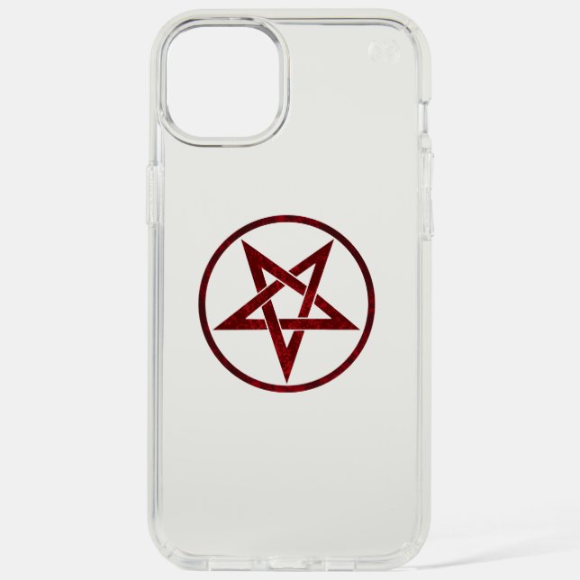 Red Devil Pentagram Speck iPhone Case (Front)
