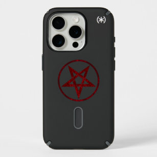 Red Devil Pentagram iPhone 15 Pro Case