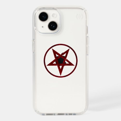 Red Devil Pentagram Speck iPhone 14 Case
