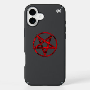Red Devil Pentagram iPhone 16 Plus Case