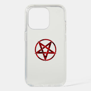 Red Devil Pentagram iPhone 15 Pro Case