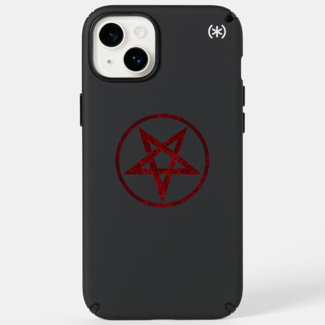 Red Devil Pentagram Speck iPhone Case (Front)