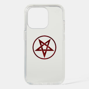Red Devil Pentagram iPhone 15 Pro Case