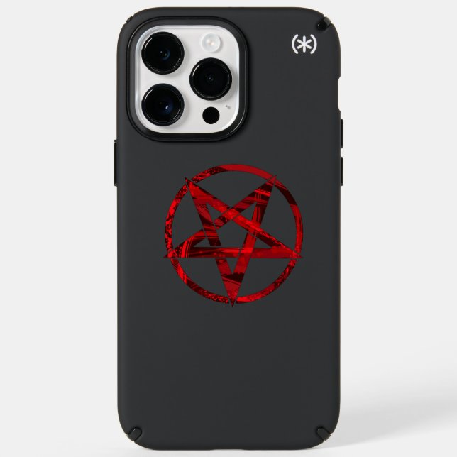 Red Devil Pentagram Speck iPhone Case (Front)