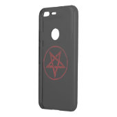 Red Devil Pentagram Uncommon Google Pixel Case (Back/Left)