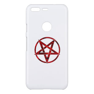 Red Devil Pentagram Uncommon Google Pixel Case